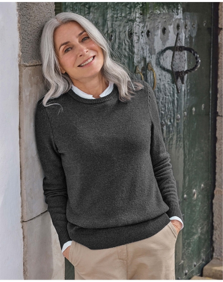 Womens Lambswool Crew
