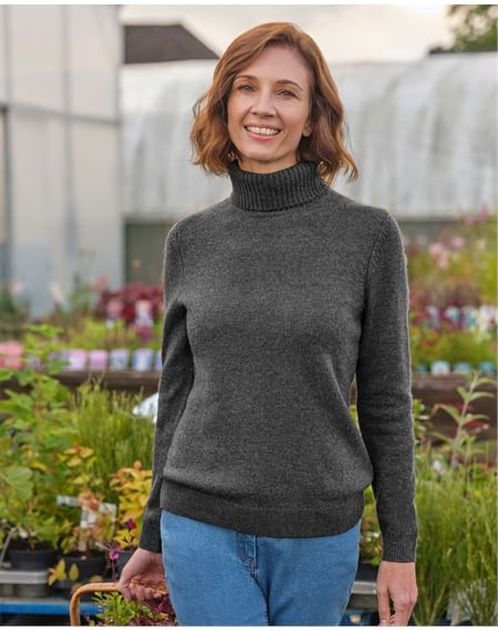 Womens Lambswool Polo