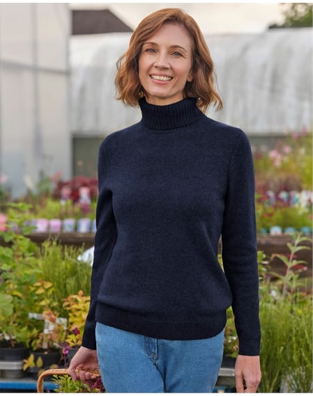 Womens Lambswool Polo