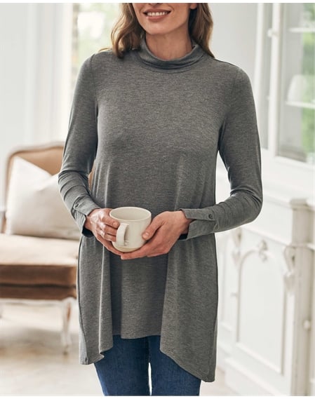 Soft Roll Jersey Tunic