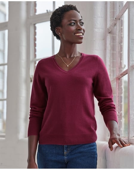 Cashmere V Neck Sweater