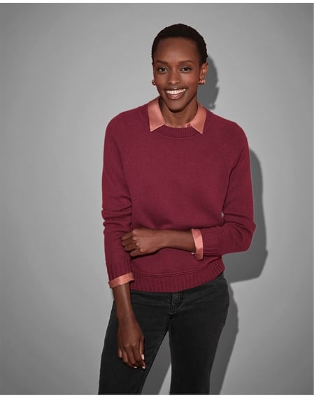 Cashmere Lofty Raglan Sleeve Jumper