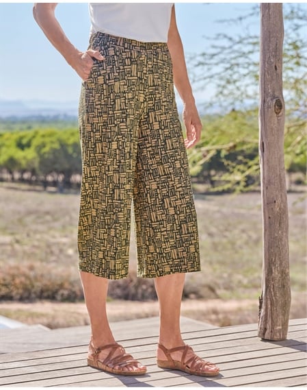 Printed Culotte