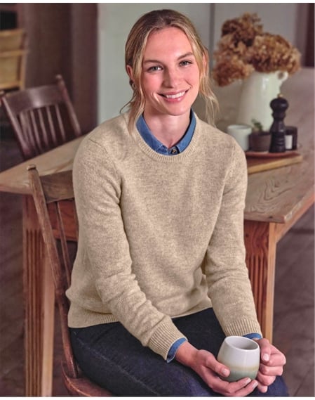 Womens Lambswool Crew