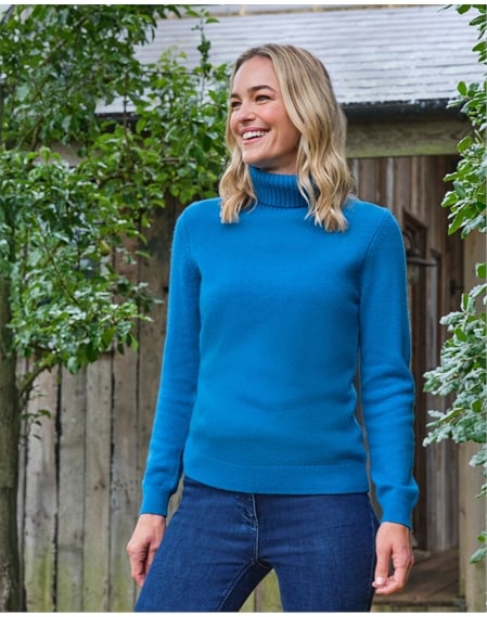 Womens Lambswool Polo