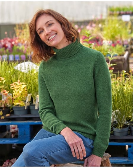 Womens Lambswool Polo