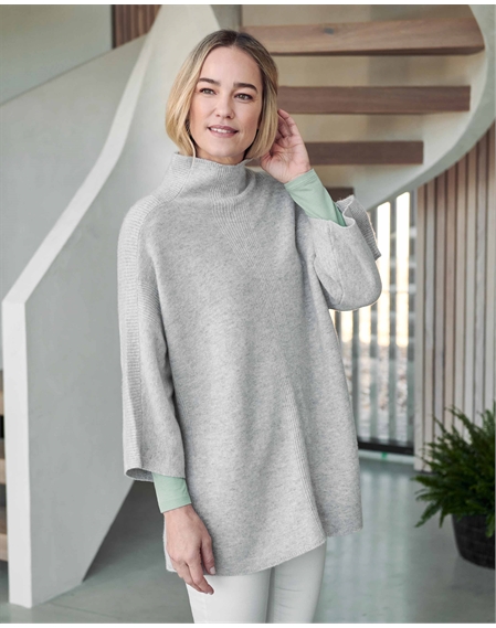 Women 100% Cashmere Cardigan High-Necked Sweater Long Sleeve Loose Coat Tops Sbo