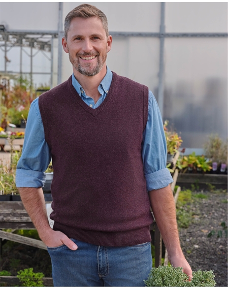 Mens Classic Lambswool Vest