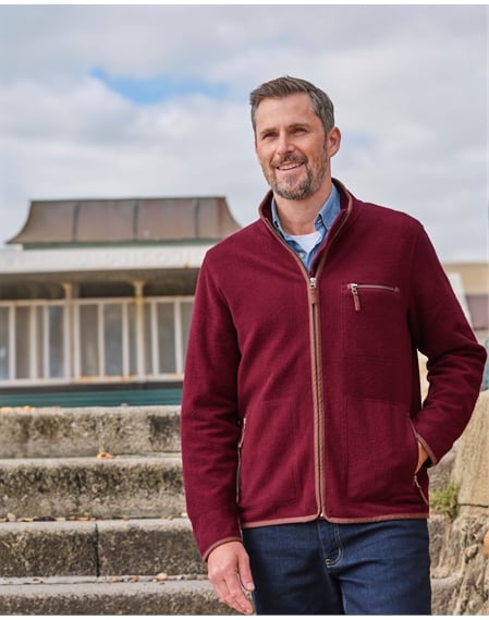 Organic Cotton Full Zip Fleece