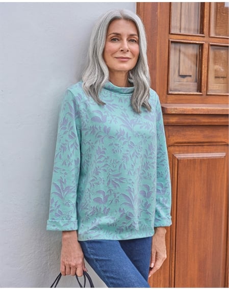 Jacquard Mid Weight Top