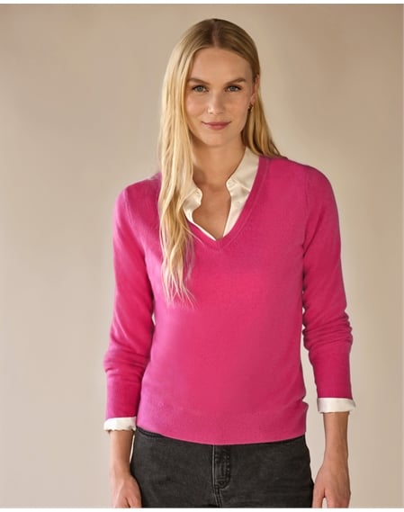 Cashmere V Neck Sweater