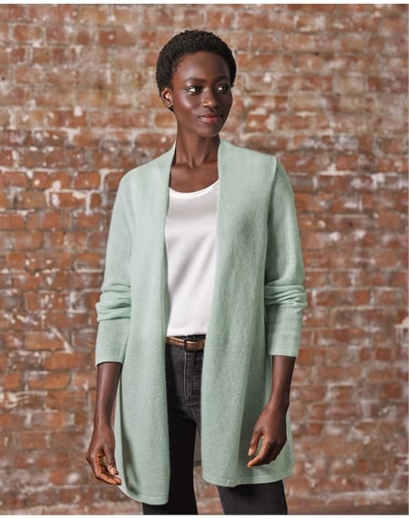 Gassato Lightweight Cashmere Swing Cardigan