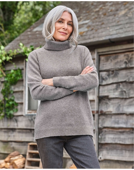 Womens Lambswool Polo