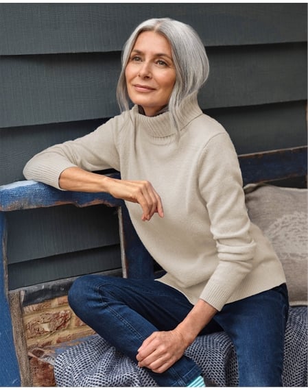 Womens Lambswool Polo