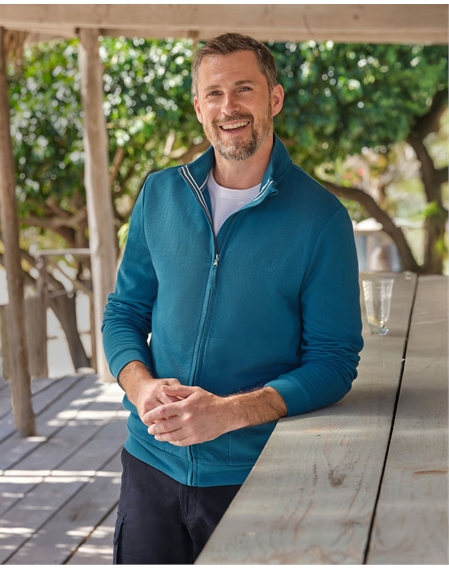 Cotton Full Zip Sweatshirt