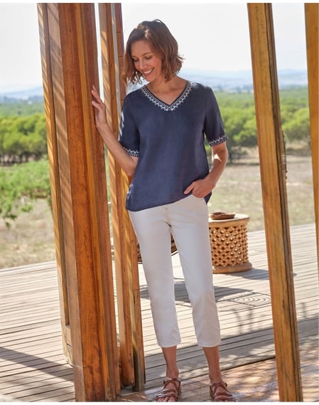 Easy Fit Cropped Jean