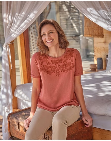 Applique Detail Top