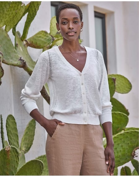 Cotton Linen Cardigan