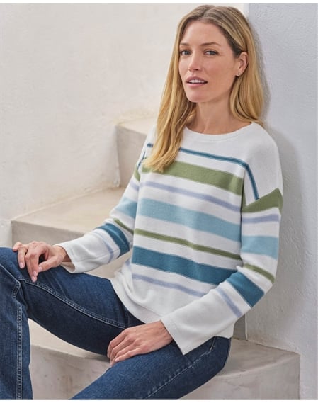 Cotton Stripe Sweater