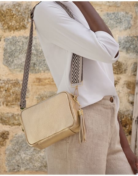 Soft Leather Bag With Tassel