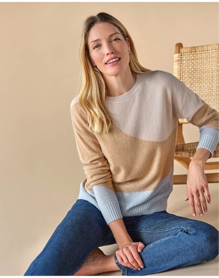 Gassato Wave Intarsia Sweater
