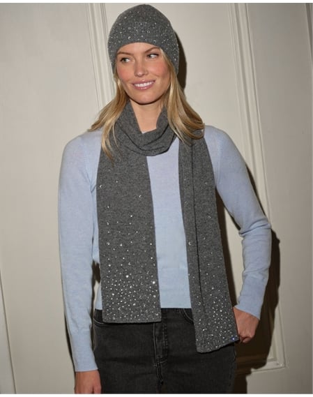 Lambswool Crystal Scarf