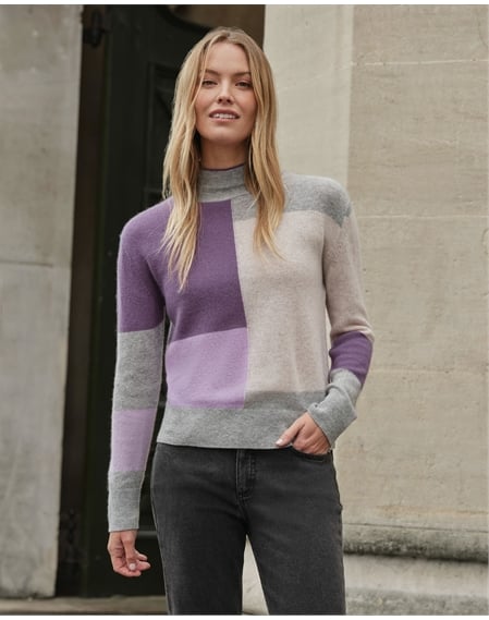 Gassato Color Block Sweater