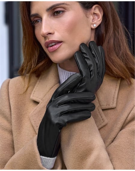 Cashmere Lined Leather Glove