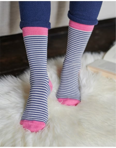 Womens Bamboo Stripe Sock
