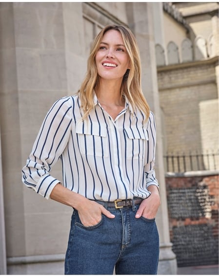 Silk Pocket Shirt