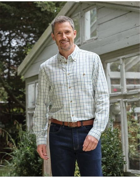 Check Classic Fit Cotton Shirt