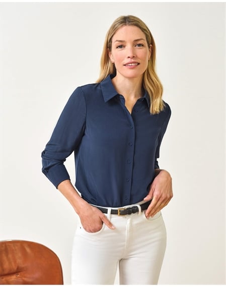 Pure Washed Silk Shirt