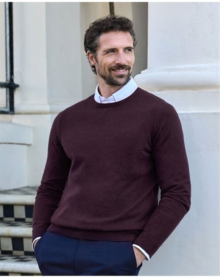 Mens Cashmere Crew Sweater