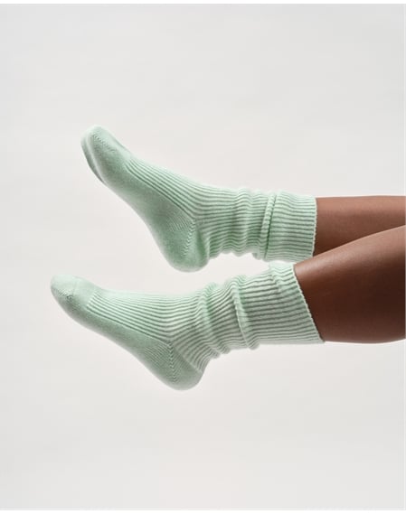 Ribbed Cashmere Socks