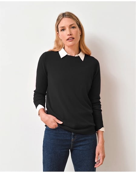 Womens Cashmere Boyfriend Sweater