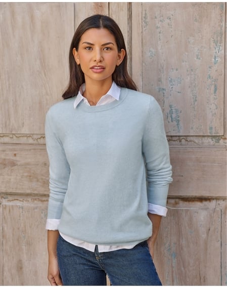 Womens Cashmere Boyfriend Sweater