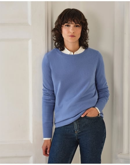 Womens Cashmere Boyfriend Sweater