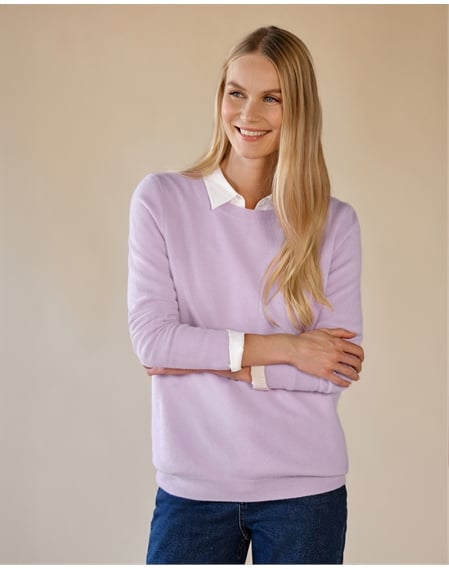 Womens Cashmere Boyfriend Sweater