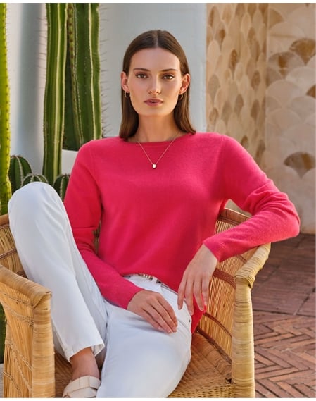 Cashmere Crew Neck Sweater