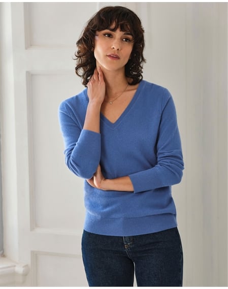 Cashmere V Neck Sweater