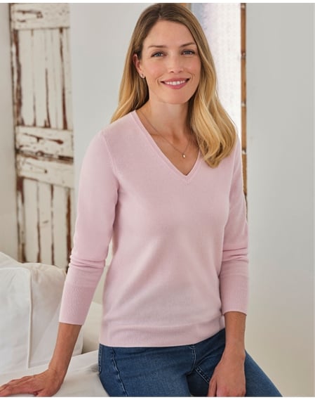 Cashmere V Neck Sweater