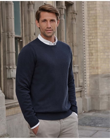 Mens Cashmere Crew Sweater