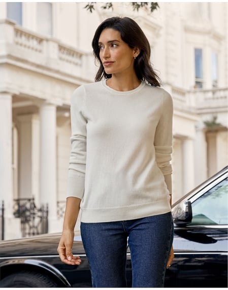 Cashmere Crew Neck Sweater