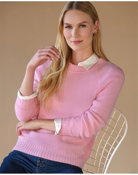 Cashmere Lofty Raglan Sleeve Sweater