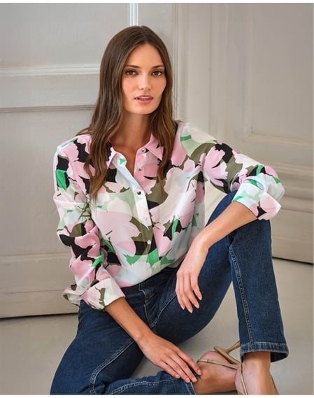 Pure Washed Silk Shirt