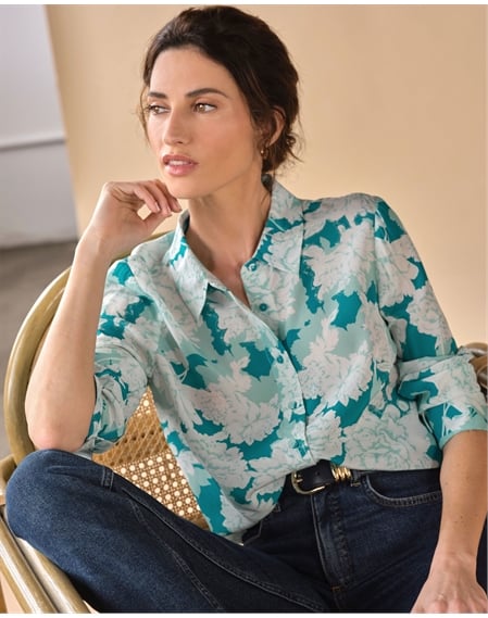 Pure Washed Silk Shirt