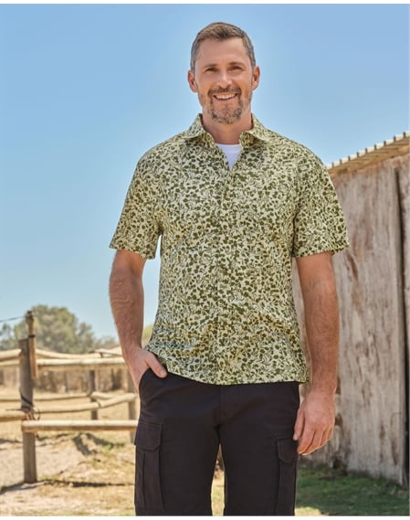 Short Sleeve Cotton Shirt