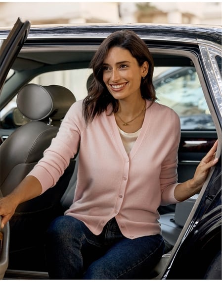 Cashmere V Neck Cardigan