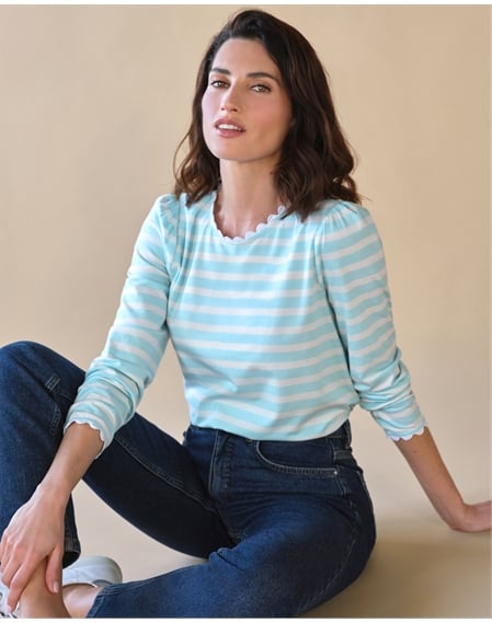 Ric Rac Trim Long Sleeve