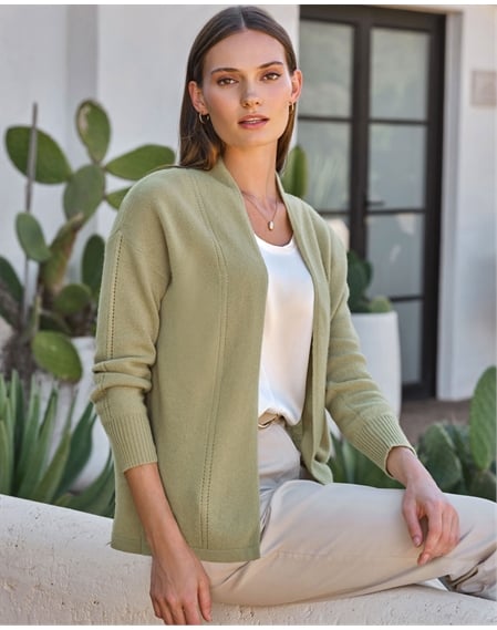 Gassato Open Cardigan